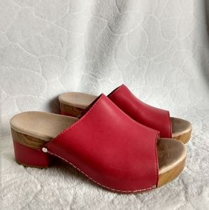 Dansko Maci Mule Sandal in Red